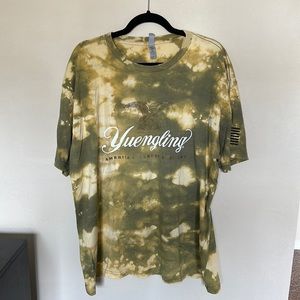 Yuengling T-Shirt Custom Bleached Dyed Unisex XXL